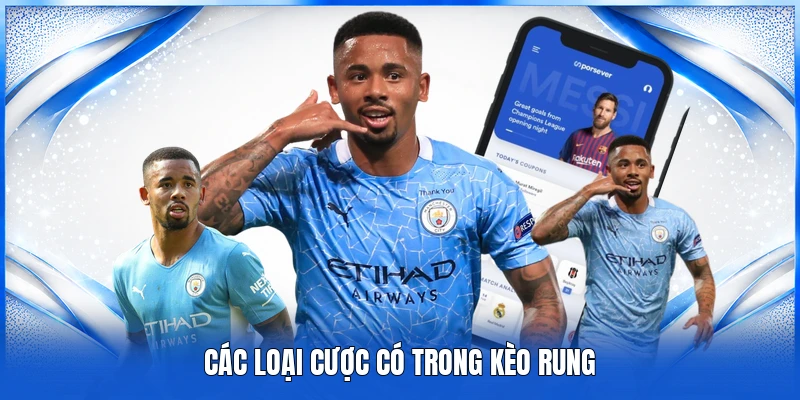Các loại cược có trong kèo rung